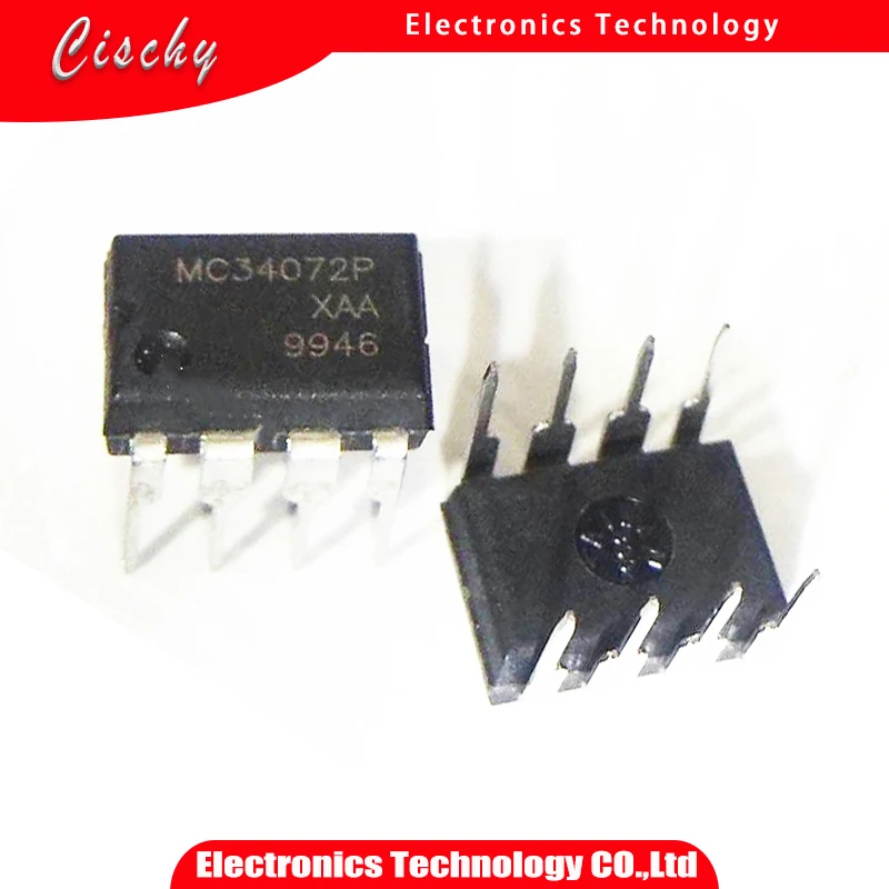 10pcs MC34072P DIP8 MC34072 DIP-8 MC34072PG DIP