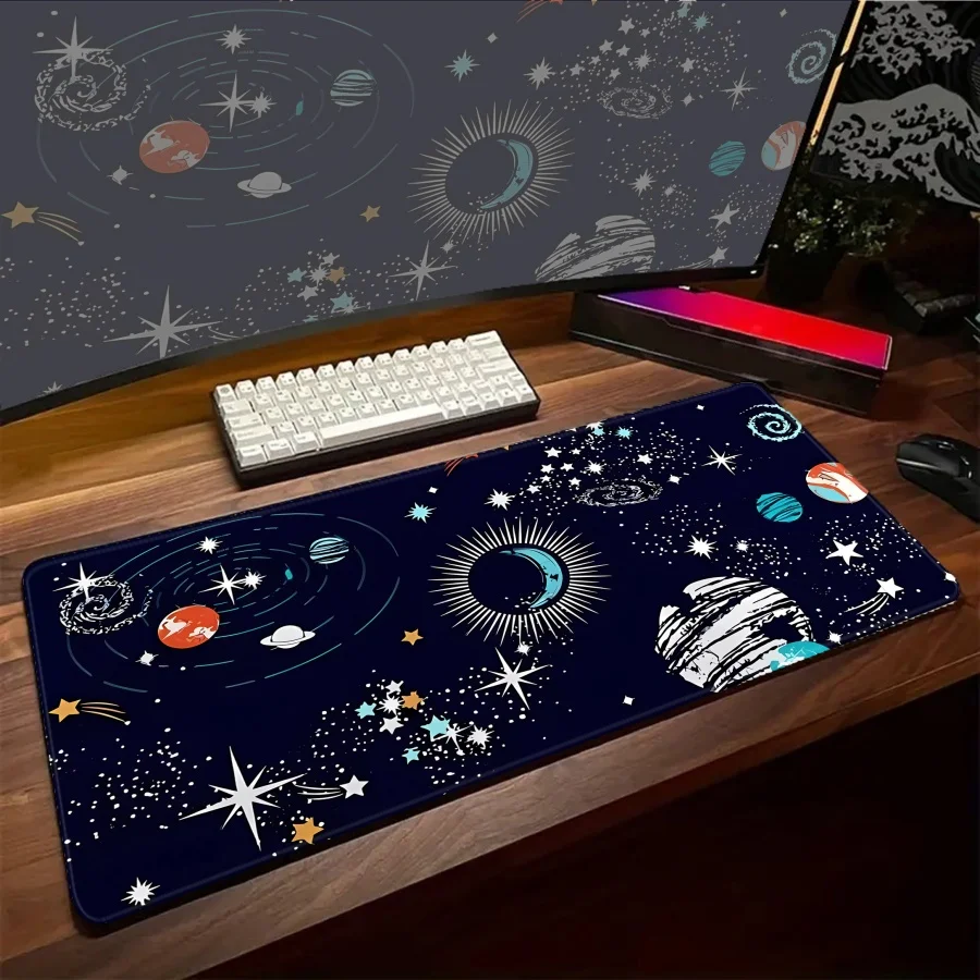 

Astronaut XXL Large Mousepads Gamer Desk Mouse pad Kawaii Big Desk Pad Computer Setup Accessories Desktop mat Gaming Mat