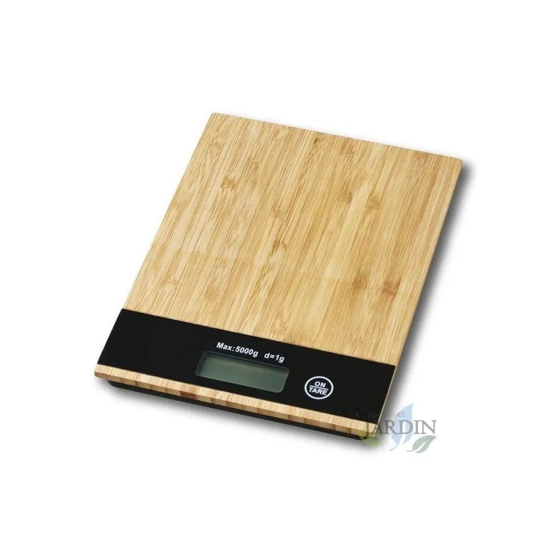 Wooden Kitchen Scale 5Kg, graduation 1 gr. 15,4x20,4 cm