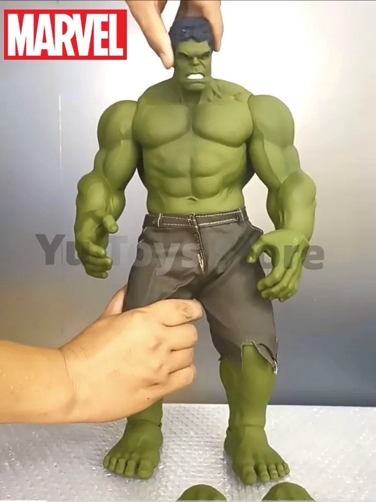 

28/42cm Marvel Hulk Action Figures Anime Characters Desktop Ornaments Large Hulk Doll Model Boy Collection Toys Birthday Gift