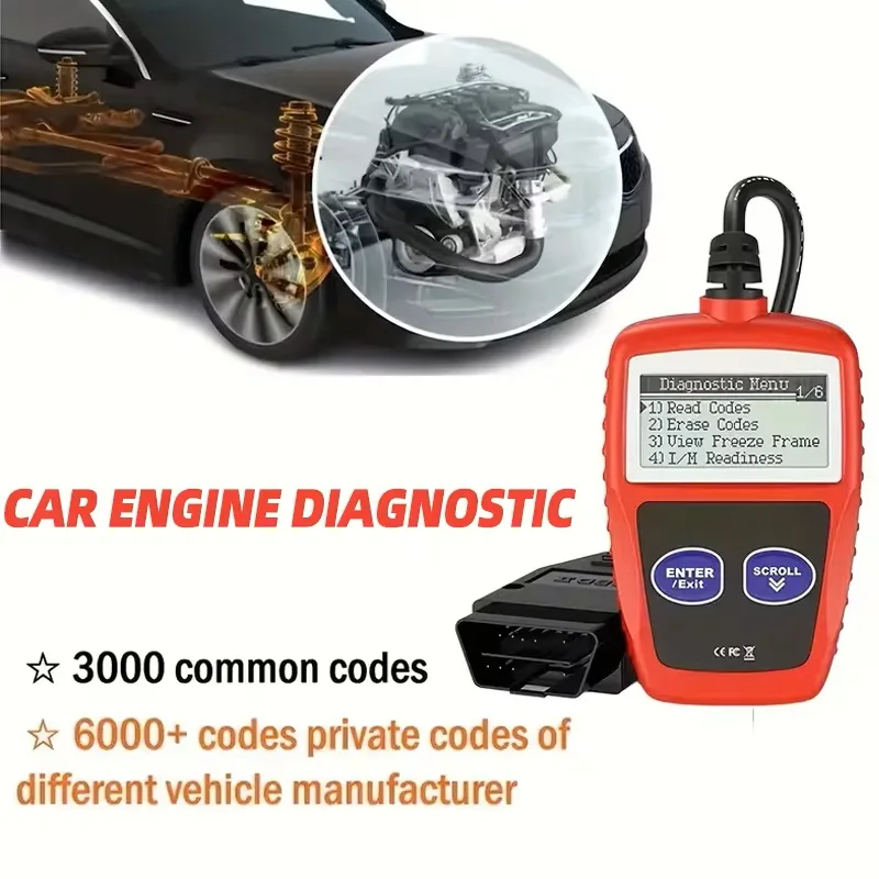 Car Fault Diagnosis Instrument OBD2 Clear Fault Codes Auto Diagnostic Scanning Tools Universal Version Auto Repair Tools