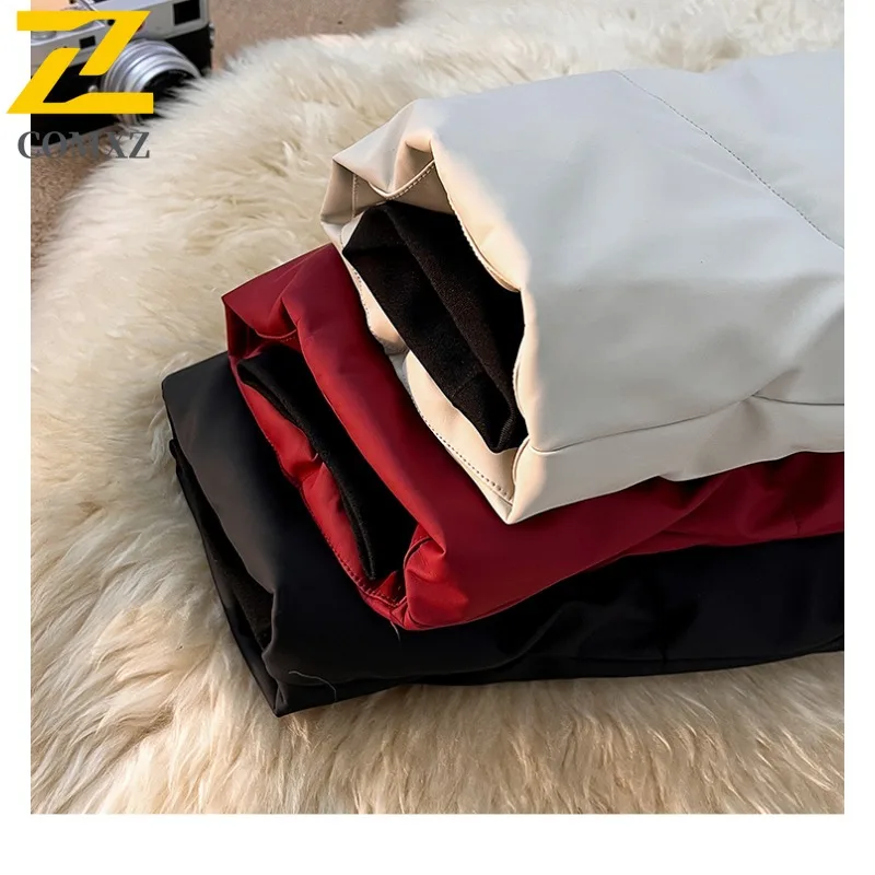 COMXZ Men Padded Jacket Windproof Cold Proof Snow Ski Fashion Classic Cotton Padded Jacket Stand Collar Lightweight Bread Jacket