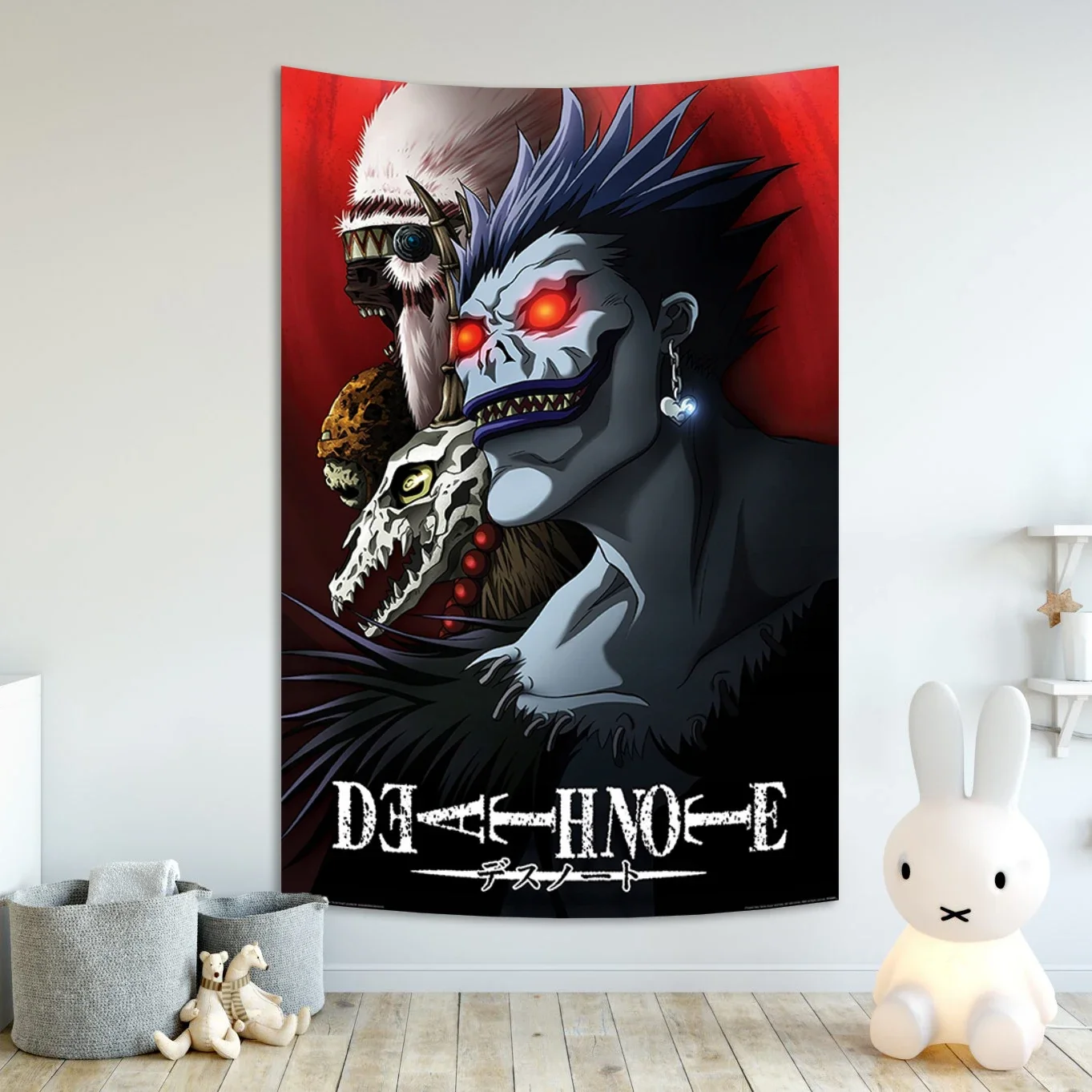 Horror Hot Anime Death Note tapestry Aesthetic Art Wall Paintings Bar Cafe Decor banner flag