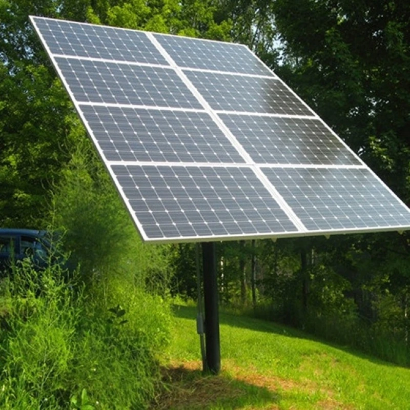 Large Scale Commercial Solar Panel Power Plant Mount Single Pole Ground Mounting Bracket