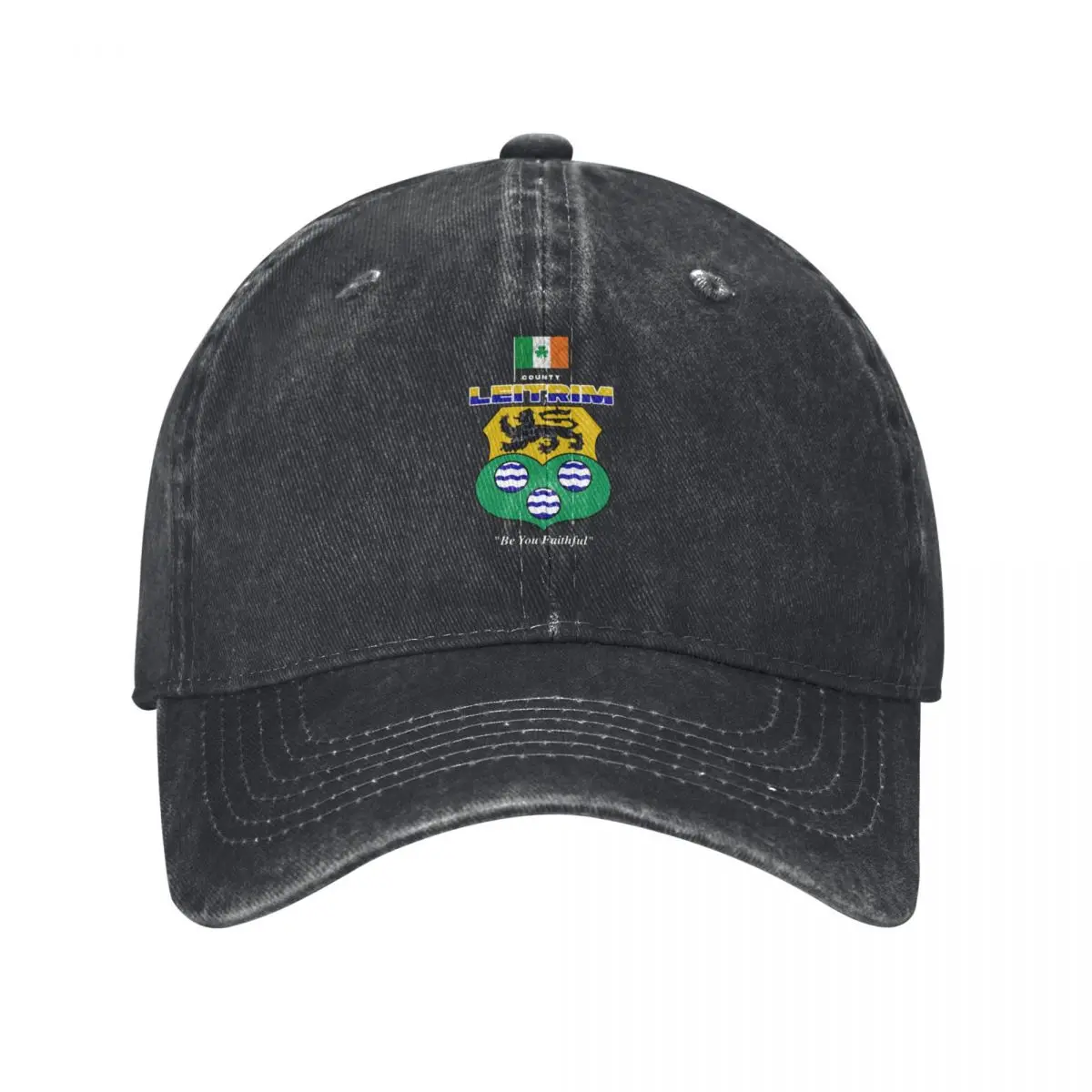 County Leitrim Ireland - Official Crest Baseball Cap New Hat fishing hat western Hat Cosplay Luxury Woman Men's