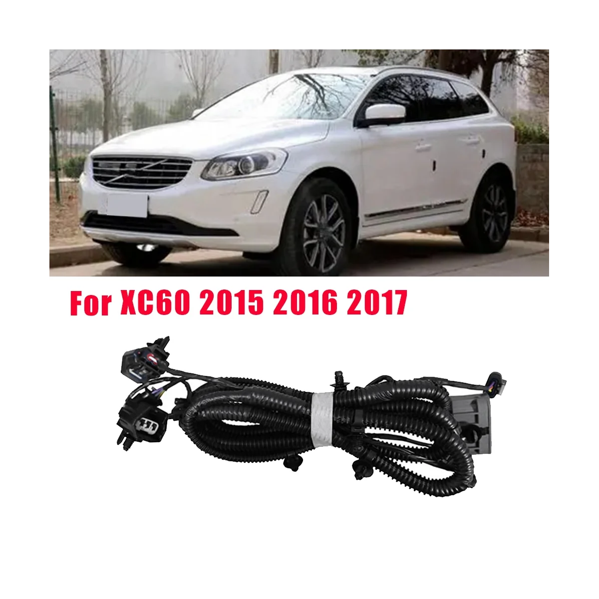 Car Front Bumper Radar Harness Wire Set 31415094 for Volvo XC60 2015 2016 2017 Conductor Systems PDC Parking Aid Wiring