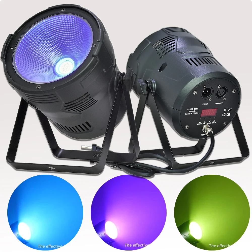 Mini 80W RGBW 4in1 LED Par Light Aluminium Dj DMX512 Beam Wash Strobe Effect Stage Lighting Equipment for Disco DJ Party Bar