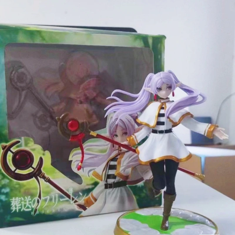 

Frieren: Beyond Journey'S End Animation Periphery Exquisite Figure Model Kawaii Desktop Decor Collect Friend Birthday 24cm Gifts