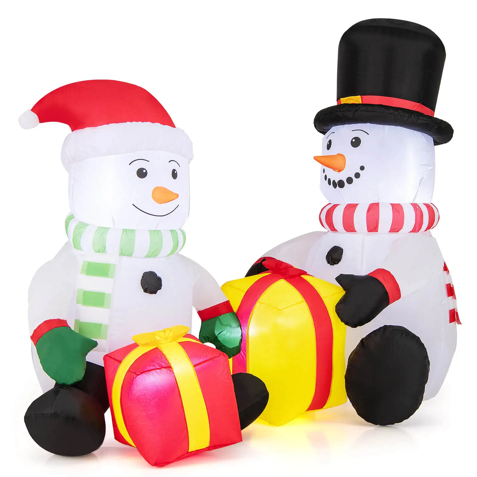 

5FT Christmas Inflatables with Gift Boxes 4 Bright LED Lights for for Party