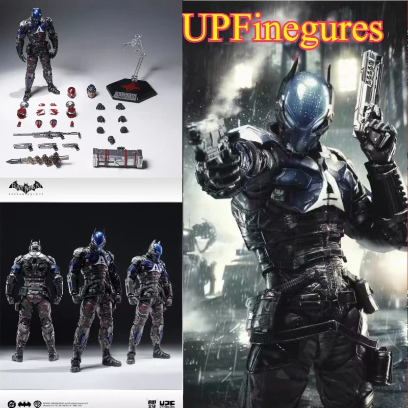 En stock LPZZ Encyclopedia Culture X UPFinegures Figura de acción a escala 1/12 Batman: Arkham Knight - Modelo de regalo de Arkham Knight