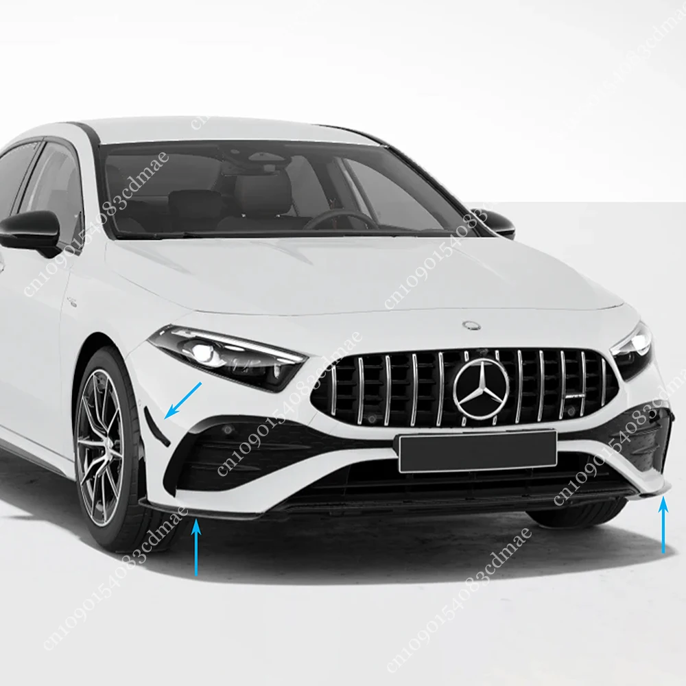 

A35 AMG Aero Flaps Front for Mercedes-Benz A-Class W177 V177 A200 A180 A35 2023-2025 Bumper Diffuser Protector Splitter Body Kit