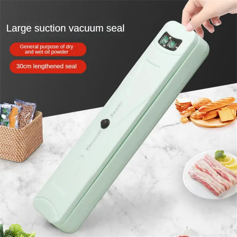 

220V/110V Vacuum Sealer Packaging Machine with Free 10pcs Vacuum bags Household Black Food Vacuum Sealer