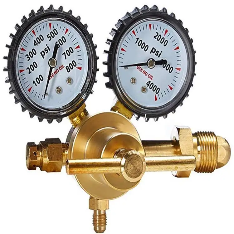 All Copper Nitrogênio Pressão Válvula de Redução de Pressão Cga580
