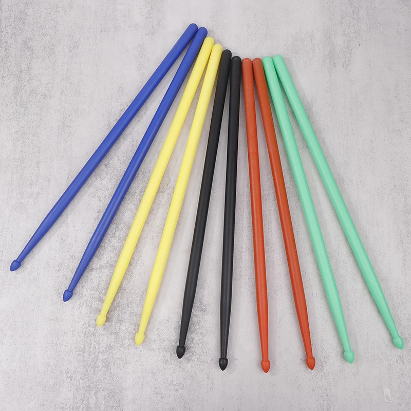 1 par 5a baquetas de tambor clássicas baquetas profissionais coloridas acessórios para instrumentos de percussão conjunto de bateria