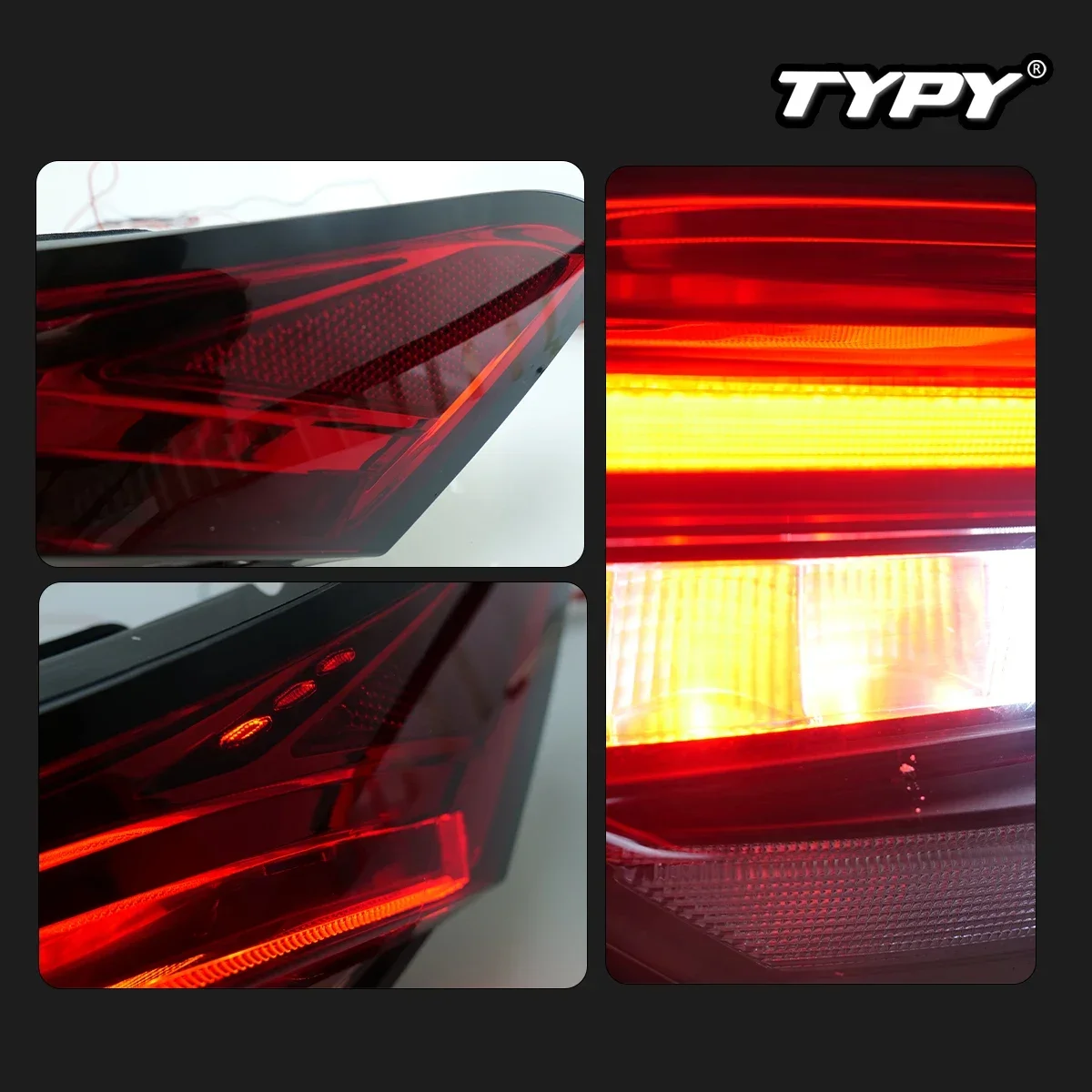 TYPY Auto Per Maserati Levante Fanale Posteriore 2016-2020 Aggiornamento Modificato al Nuovo DRL Dinamico Segnale di Girata Fanale Posteriore A LED Accessori Auto