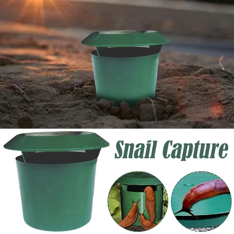 Plastic Snail Catcher Snail Cage Insect Trapper Snail House Garden Vegetable Supplies Box Destroyer Trap Catcher