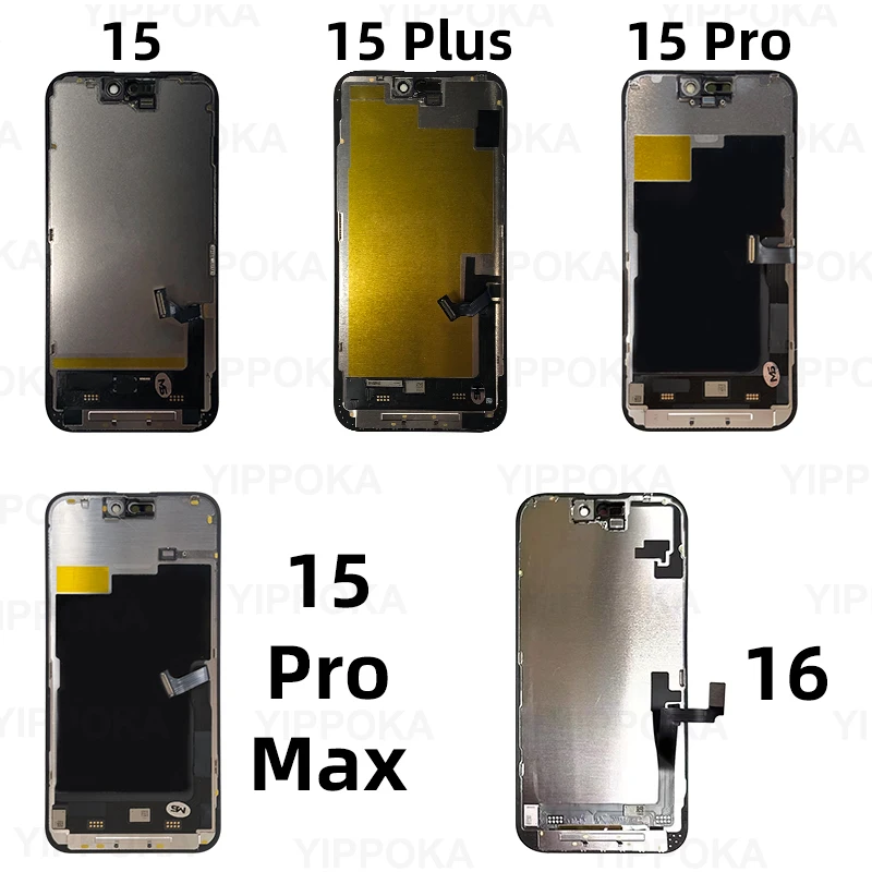 Pantalla OLED LCD para iPhone X XR 13 Pro Max LCD 3D Touch Screen Digitizer para iPhone 12 Pro Max Display 14 Plus 12 Mini 15 LCD 16 Plus 6