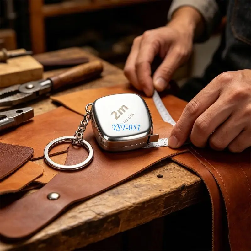 E15A 2M Stainless Steel Measuring Tape Compacted For Precise Measurements in Work