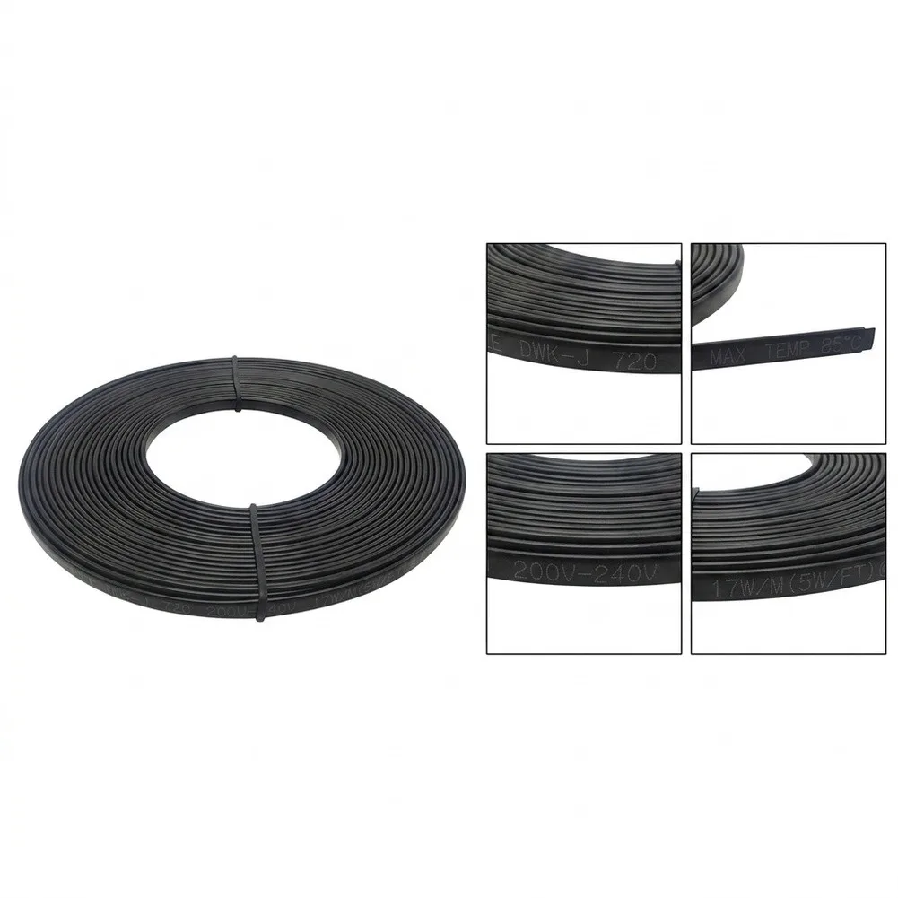 Certified NSF61 In-Pipe Heating Cable Self Regulating Fluoropolymer Sheath For Potable Water Pipe Freeze Protection Home Barn