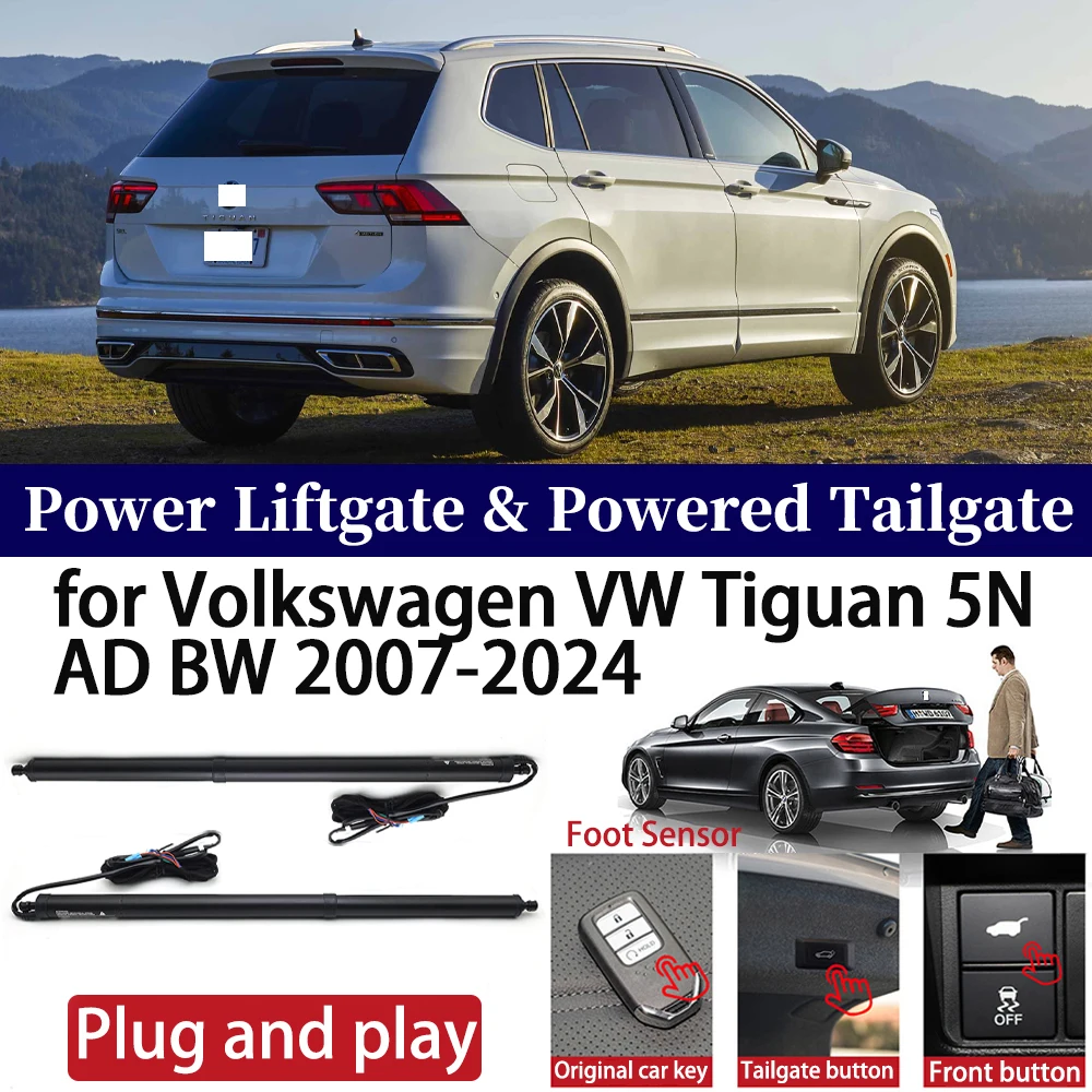 

for Volkswagen VW Tiguan 5N AD BW 2007-2024 Car Power Liftgate Automatic One-Click Vehicle Powered Tailgate Strut Plug and paly