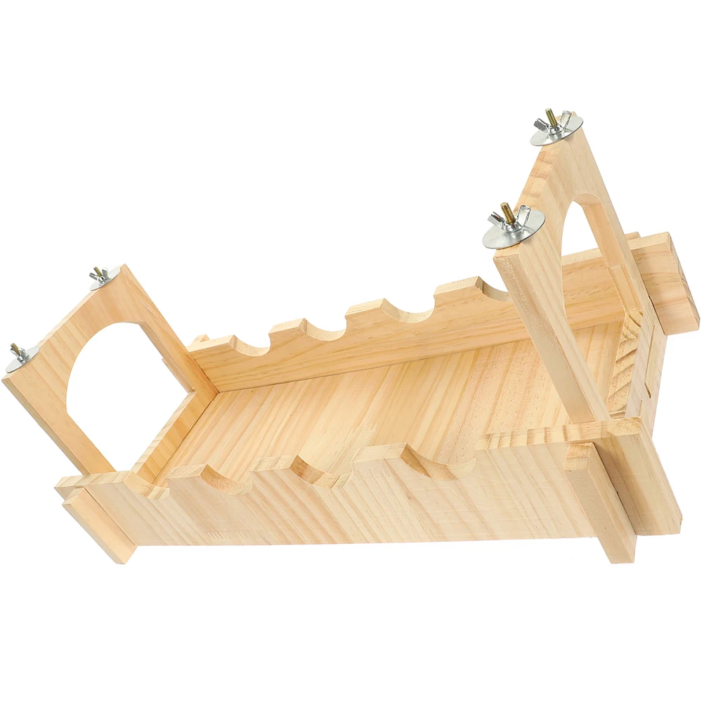 

Pet Suspension Bridge Durable Wooden Toys Small Hideout for Hedgehog Cage Accessories Hamster Bridge Rat Toys Chinchilla Playful