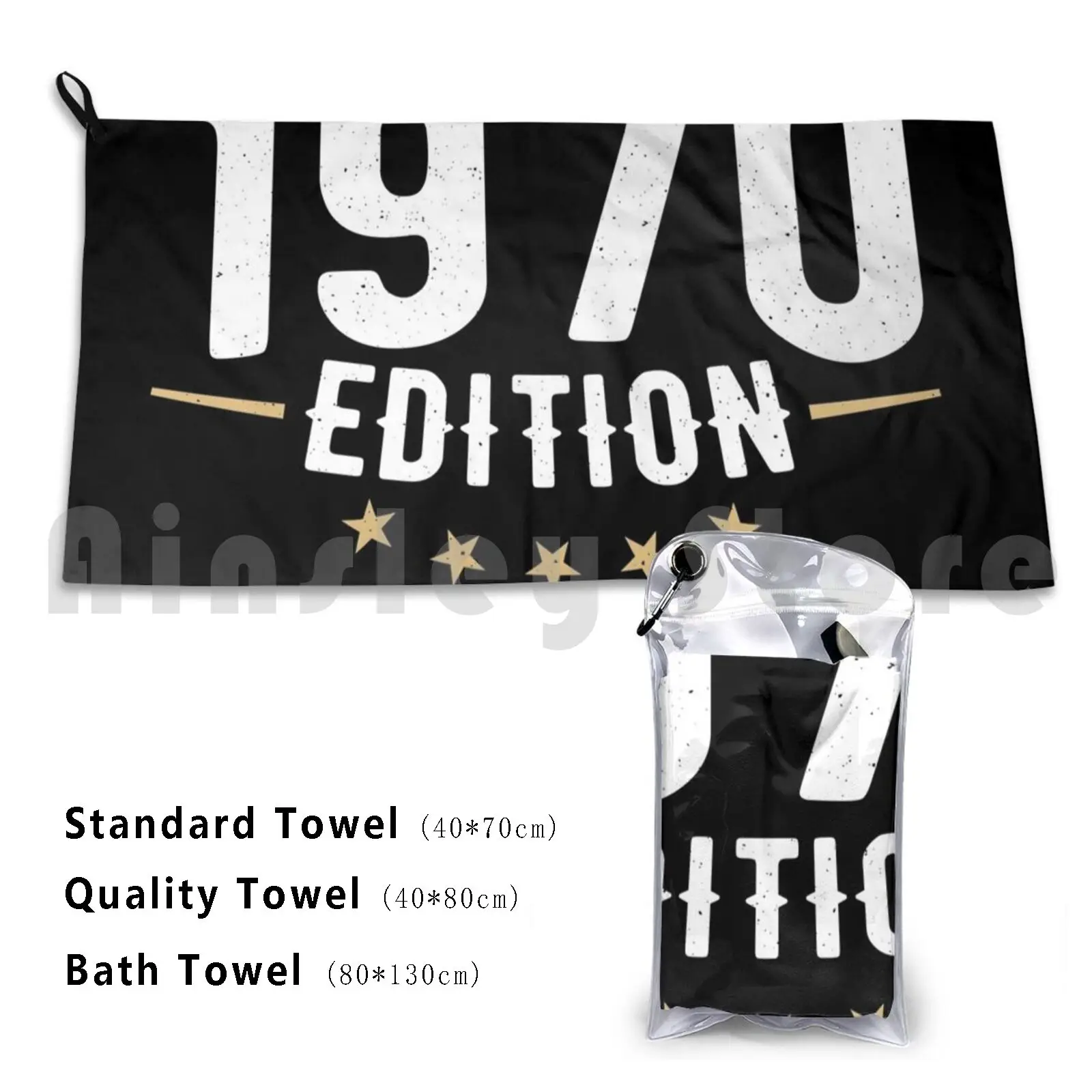 Limited 1970 Edition-Born In 1970-50th Birthday Gift Beach Towel Quick Dry Quality Towel Birthday Funny Memes Meme