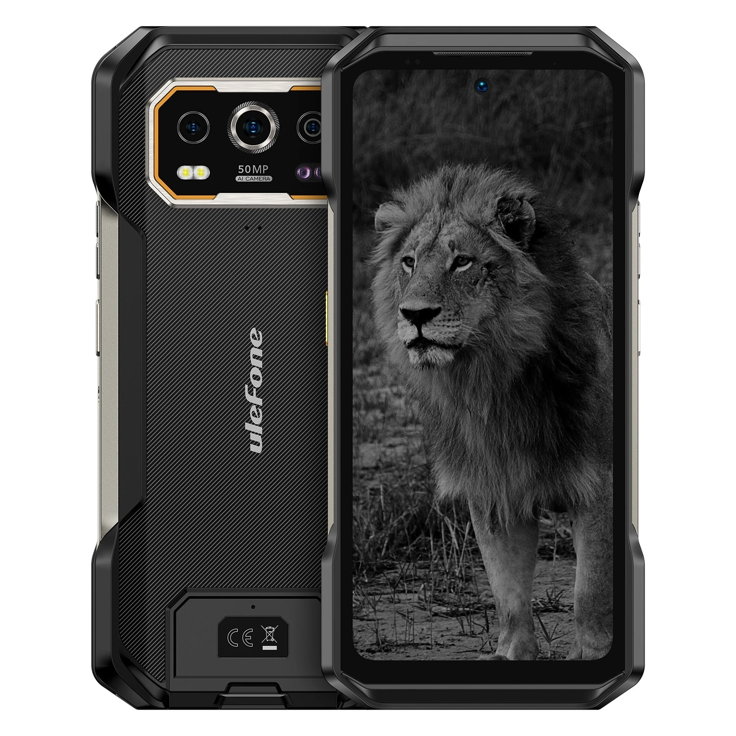 Смартфон Ulefone Armor 27 Pro, 24 ГБ + 256 ГБ, 10600 мАч, камера 50 МП, 64 МП, ночь, 6,78 дюйма, Android 14 NFC, 5G, прочный телефон