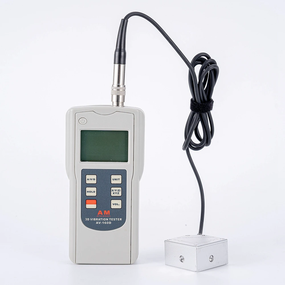 Handheld 3D Vibration Test Equipment Digital Accelerometer Vibration Meter