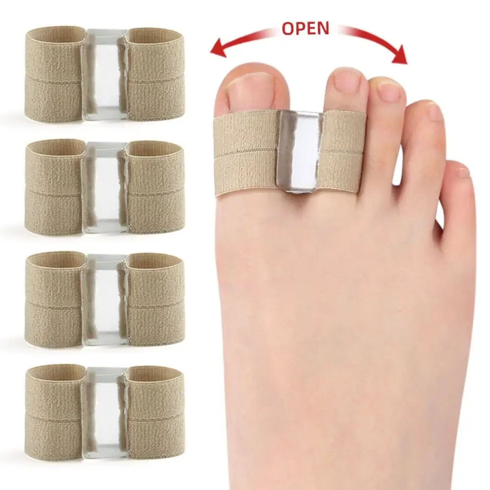 Nuovo Silicone separatore a due dita regolatore per la cura del piede strumento per raddrizzare la correzione delle dita del pollice Bunion correttore per alluce valgo