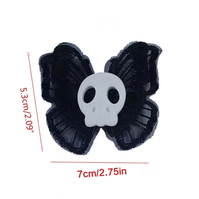 ヘッドヘアピンのためのユニークな暗いレトロスケルトンスチームパンクヘアクリップエンジェルアニメコスプレパーティー用ヘッドドレスヘアACCS