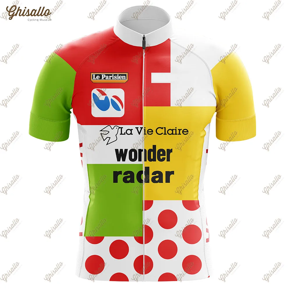 Breathable Cycling Jersey for Men, Classical Bike Wear, Summer Racing Bicycle Clothes, Outdoor Sports, France Top, New