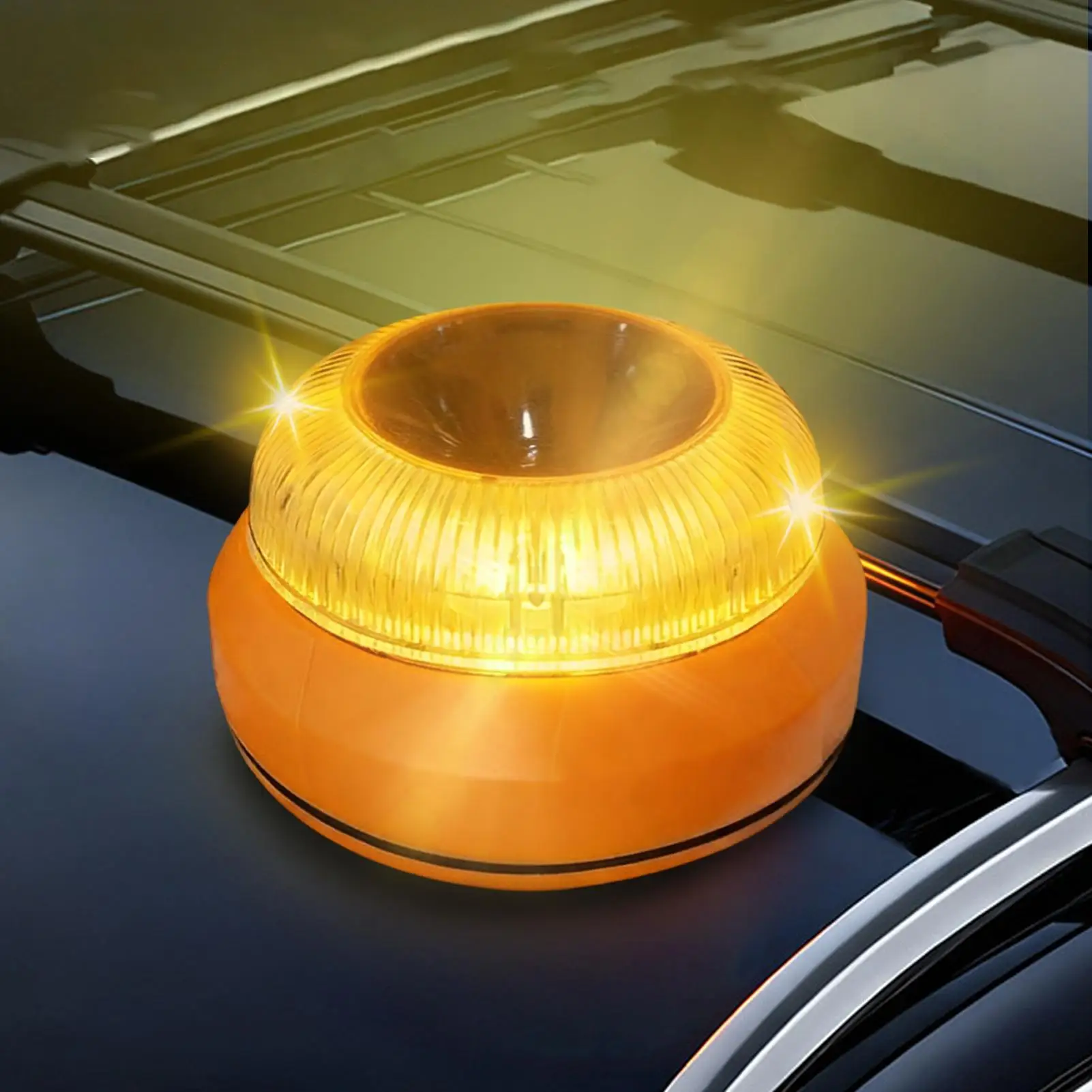 Traffic safety warning lights with magnetic base LED Warning Caution Lights automotive emergency lights for RV Roof Motorcycle