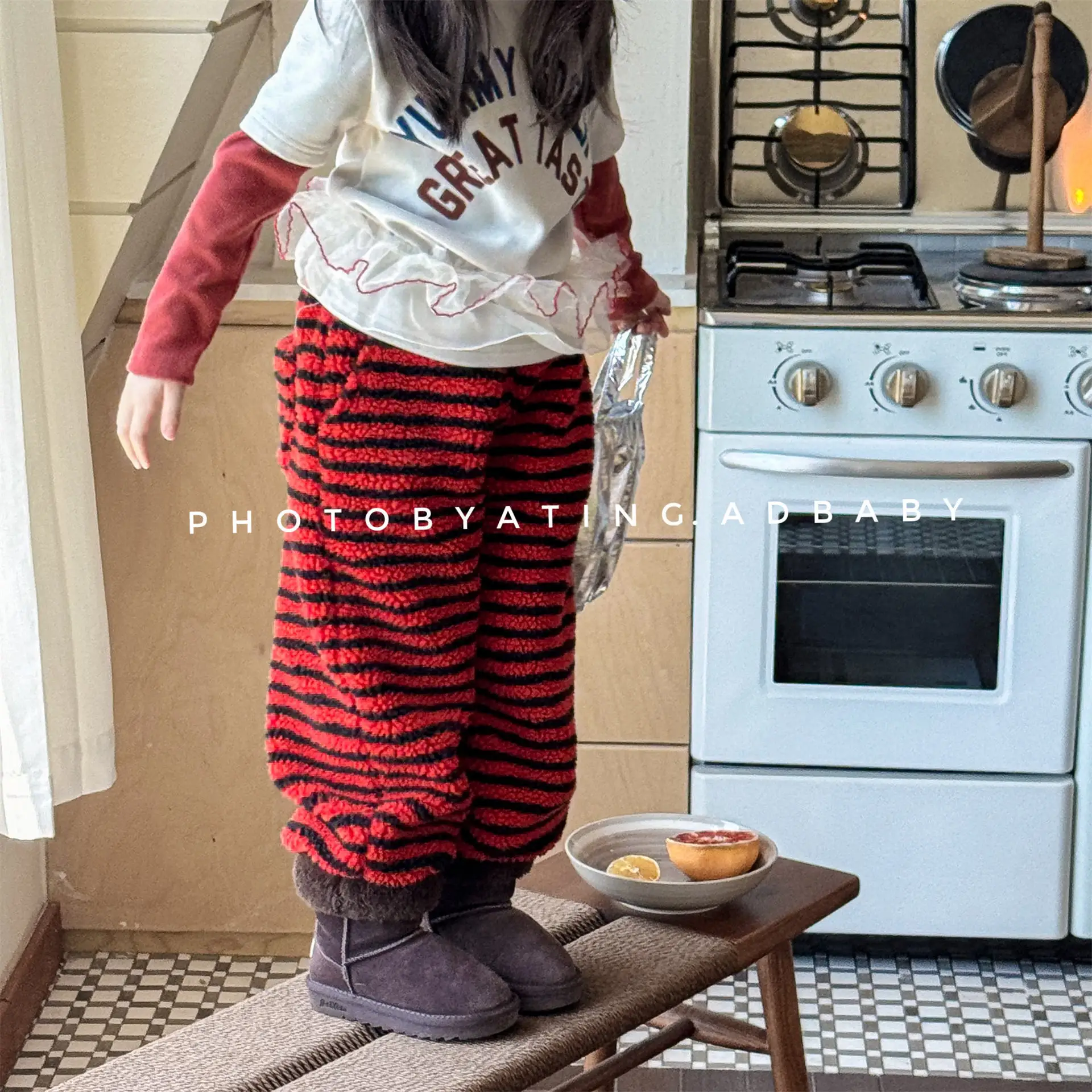 

2026 Winter Kids Clothing Children Korean Style Fleece Lined Pants Toddler Trousers Girls Boys Warm Insulated Cotton-Padded Pant