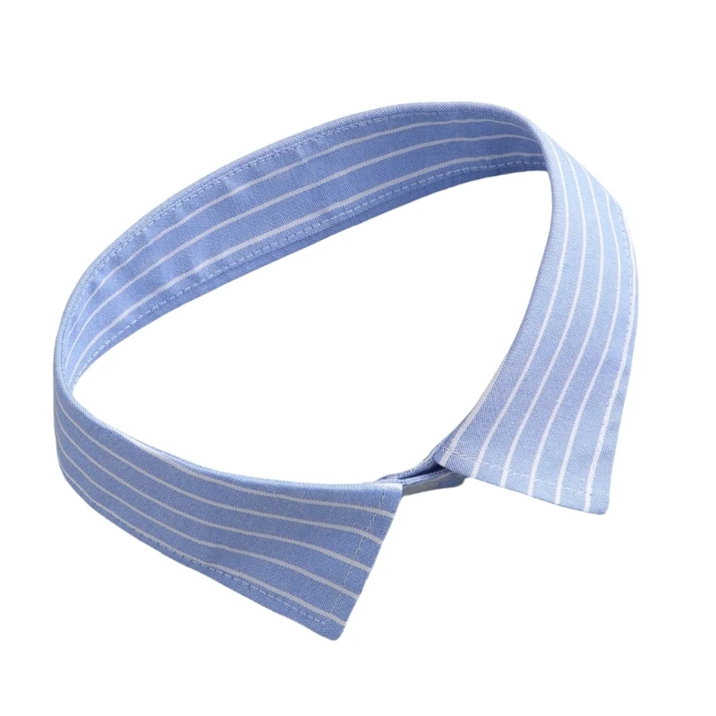 Faux Collar Decorative Shirt Collar Stripe Lapel Collar Casual Formal Neckwear Dropship