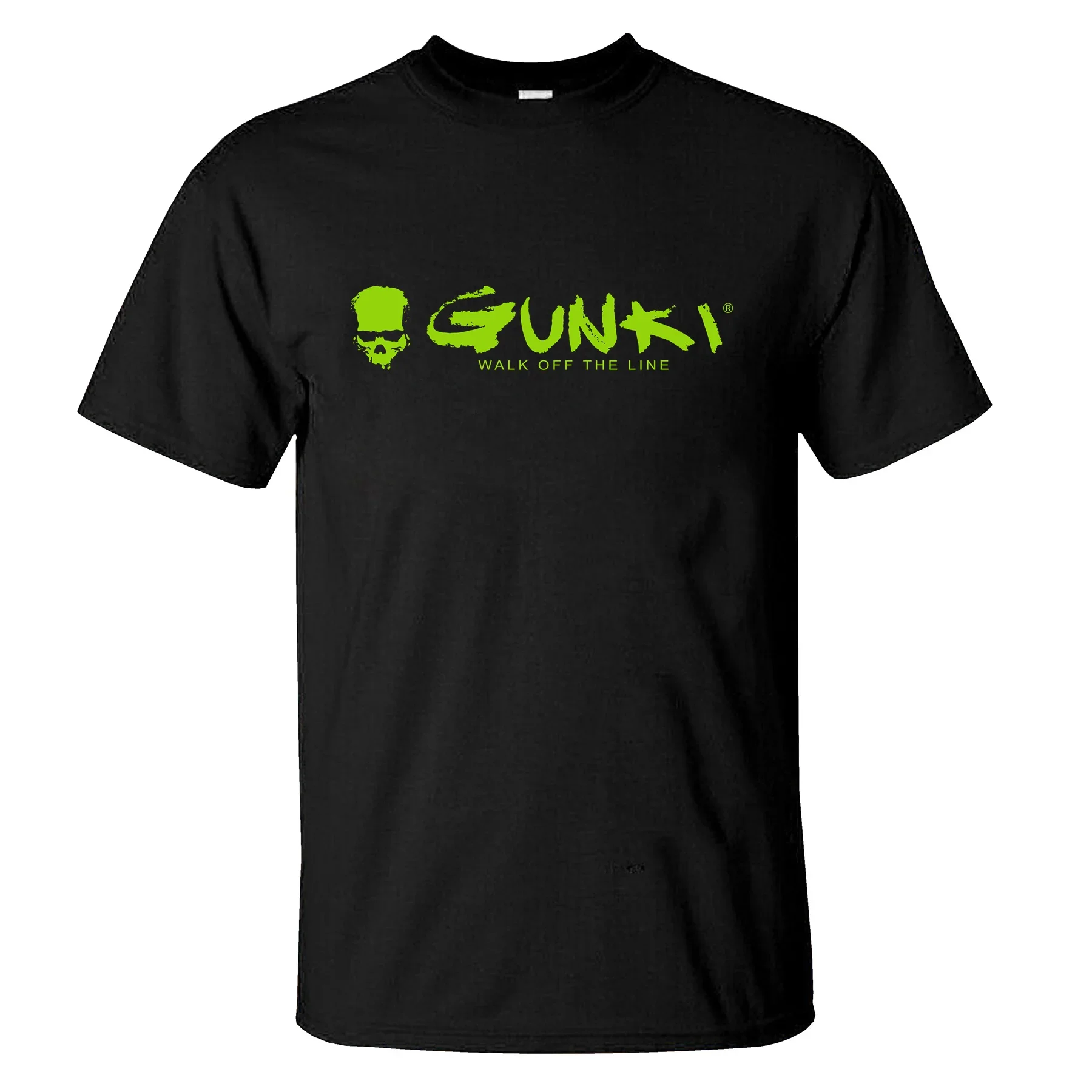 

2025 Fashion Tees Men GUNKI Logo T Shirt Oversized Breathable Casual T-shirt Graphic Youth Cloth Streetwear S-3XL