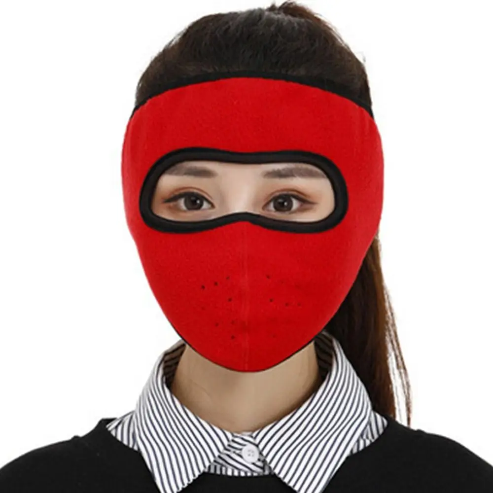 Fashion Winter Warm Warm Mask Windproof Fleece Mouth Cover Cold-proof Face Shield Outdoor Cycling