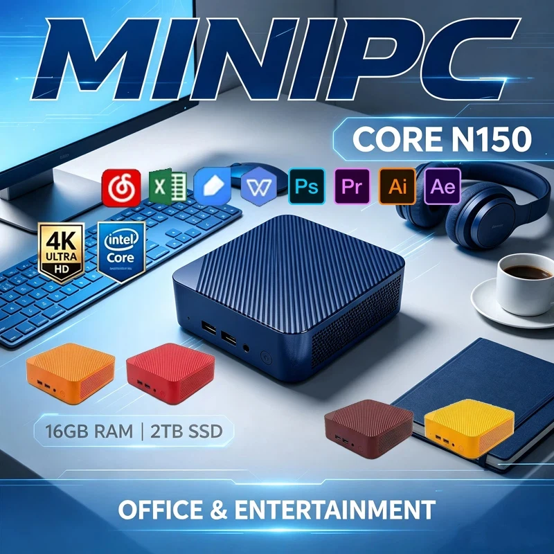 Pc Gaming Editing - Mini PC Portátil Azul Marinho Intel
