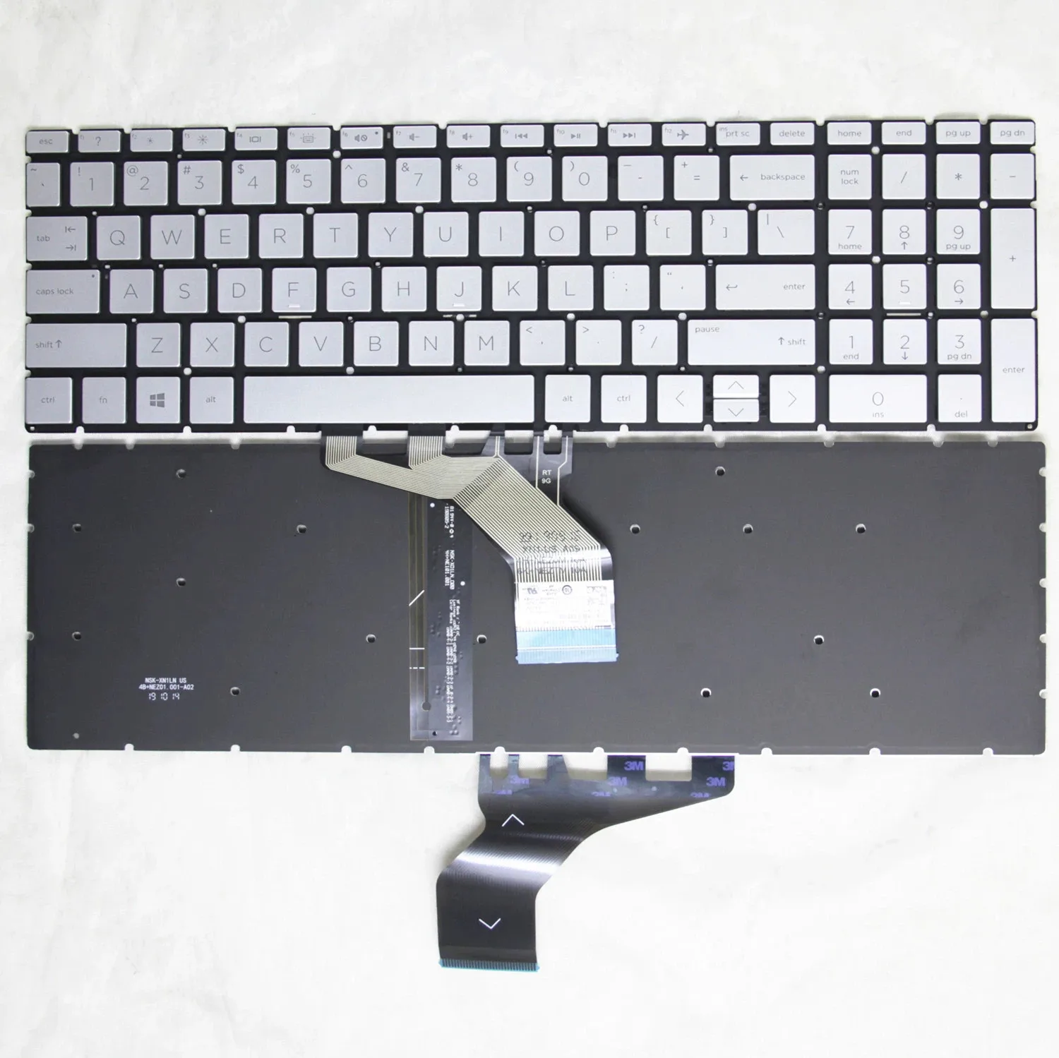 New  For HP 17-BY 17-CA 17G-CR 17Q-CS 15S-DR 15-CW 15-DR 15-EC 15S-DU US Version Keyboard