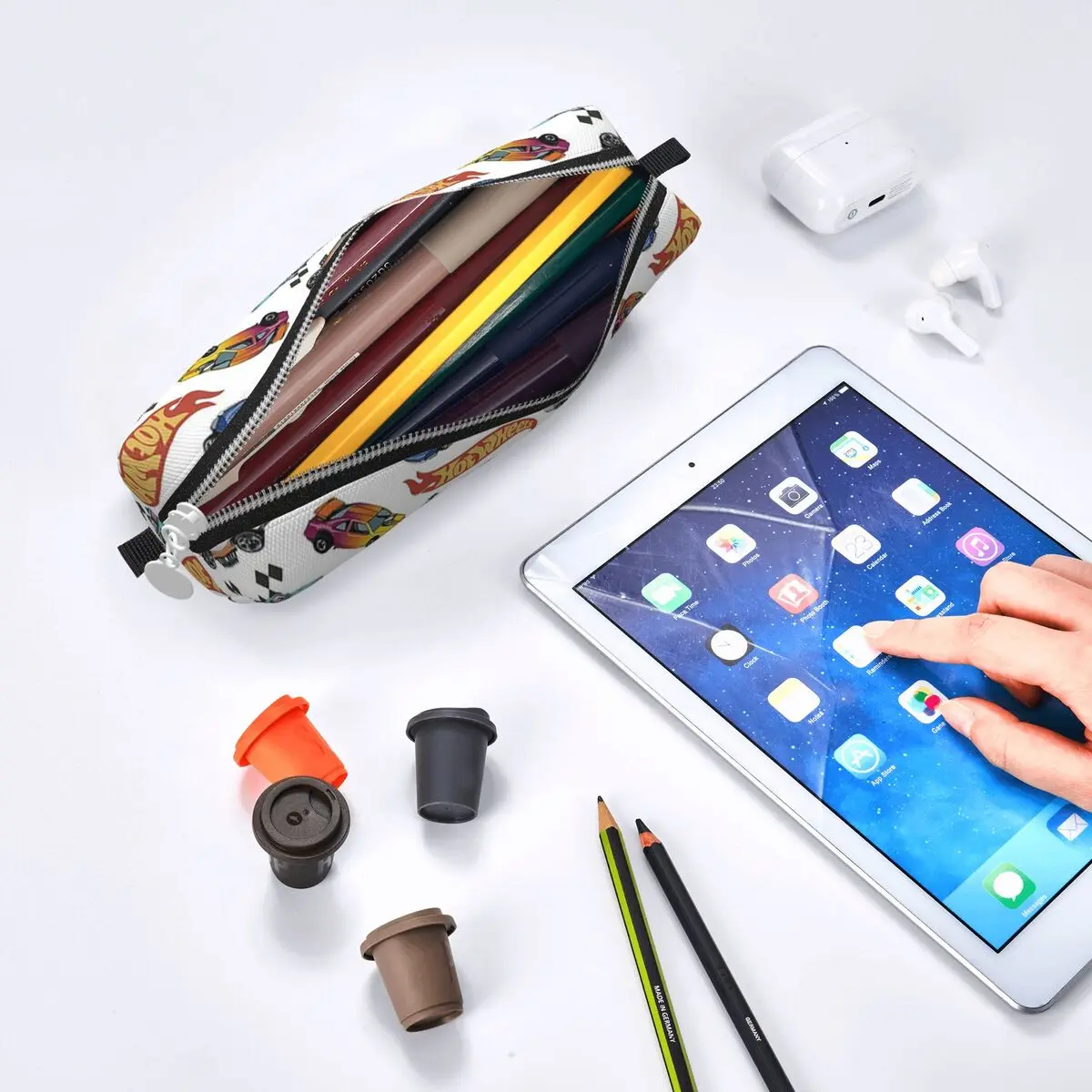 Hot Wheels Race Zaino Vendita calda Zaino di grande capacità Ragazzi Ragazze BookBag Borse a tracolla per bambini Borsa da scuola Astuccio