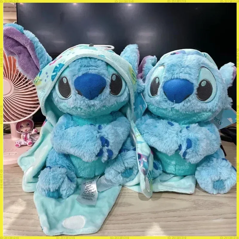 

Disney Stitch Stuffed Plush Toy Cartoon Anime Infant Swaddle Doll Throw Pillow Bedroom Decoration Children Birthday Gifts Kids
