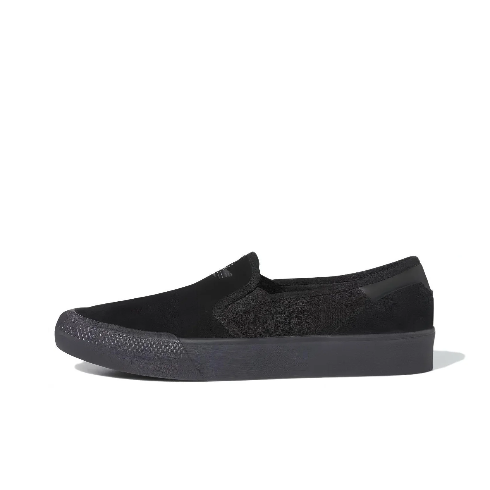 Adidas Originals Shmoofoil Comfortable Abrasion Resistant Breathable Low top Skateboard Shoes Unisex Pure Black IE0658