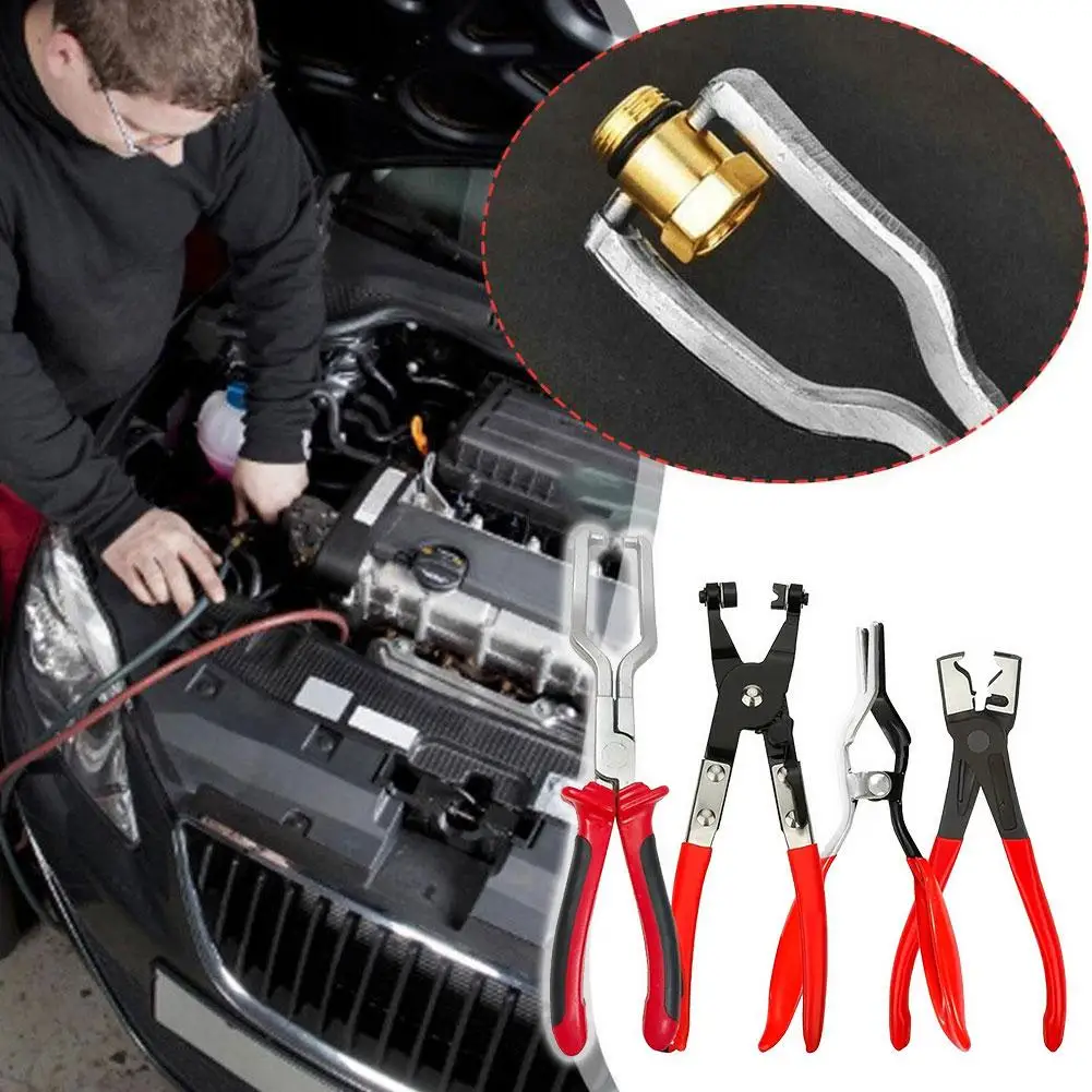 

Automotive Urea Pipe Joint Pliers, Filter Oil Pipe Repair Set Hose Tool Clamp Caliper Pull-Off Clamp Removal Kit Tool, L1V4