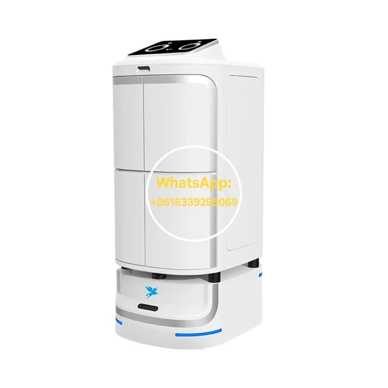 روبوت توصيل الطعام AI النادل روبوت نظام تقديم المطاعم التجارية الملاحة الذكية كفاءة خدمة مقهى الفندق العملاء #3