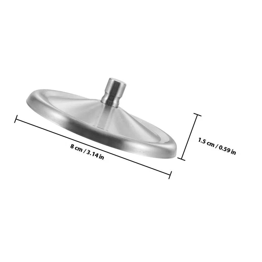 6Pcs Stainless Steel Mug Lid 8Cm Universal Hot Drink Cup Cover Coffee Seal Cap Tea Water Beverage Lid Travel Friendly Heat
