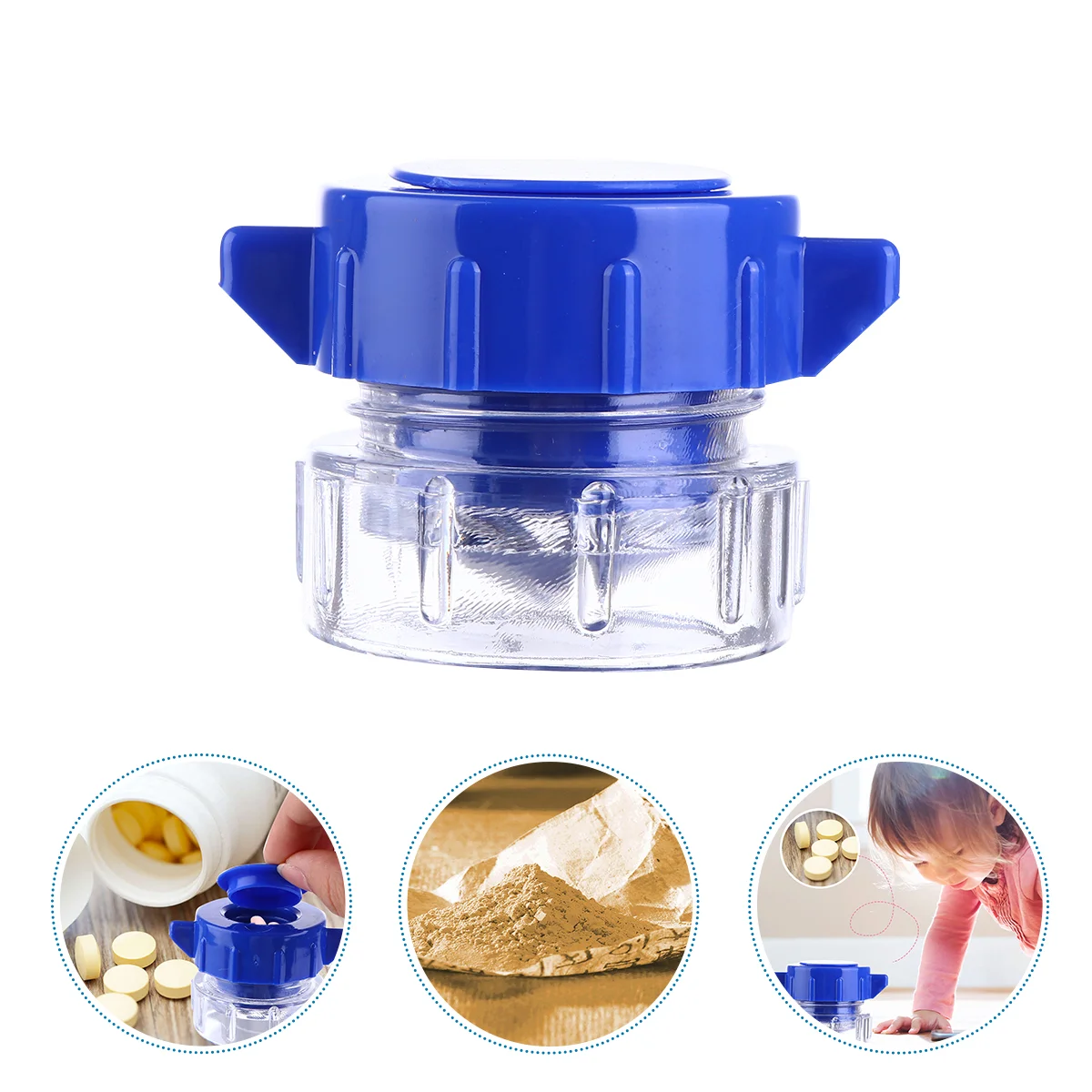 Medicine Pill Portable Pulverizer Tablet Crusher Splitter for Baby Polypropylene Practical Medication