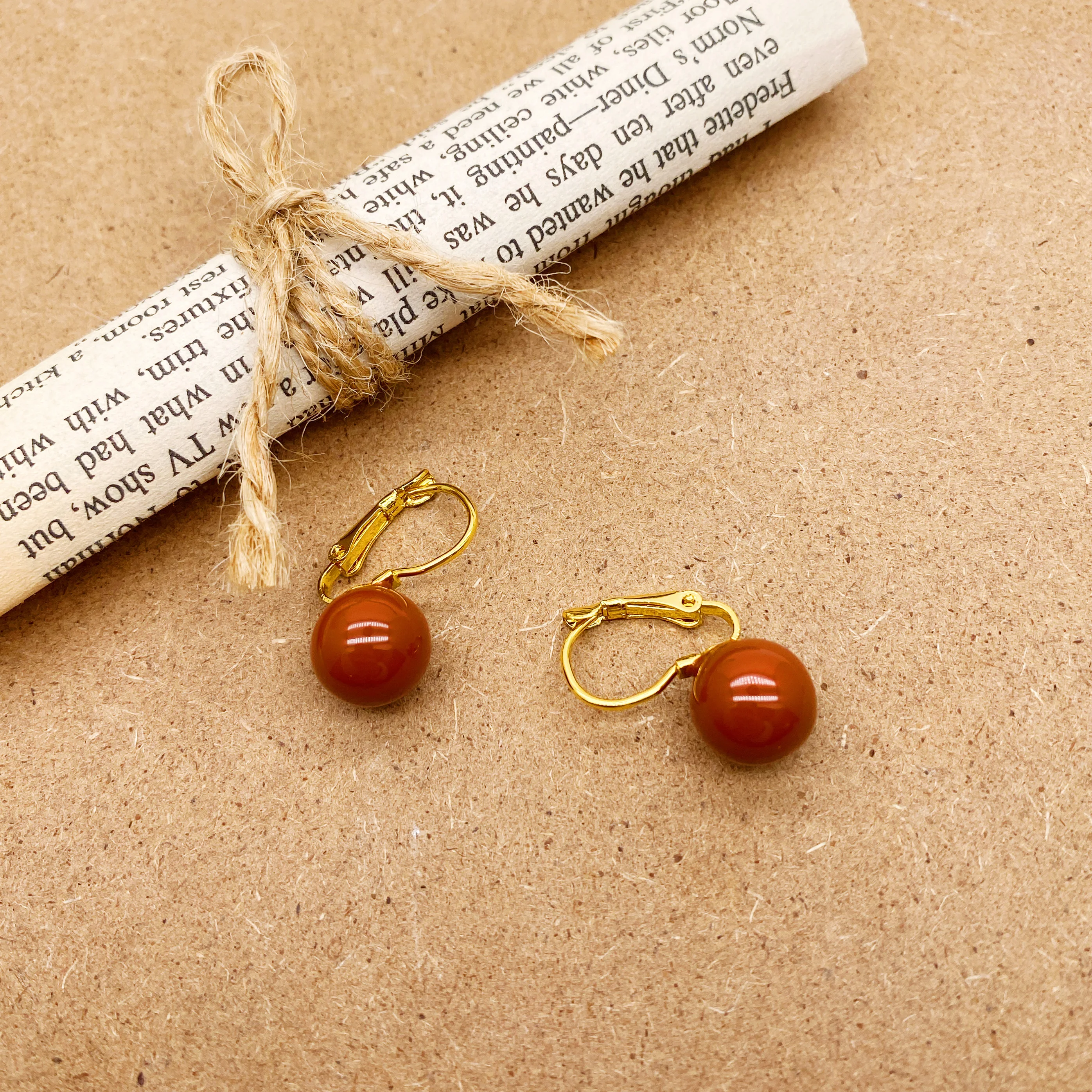 Korean Version of The Trend imple metal Round Earrings Elegant Personality Accessories