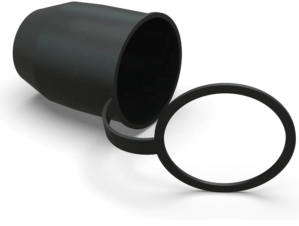 Towing Hitch Ball Cover  50 mm  with Locking Ring  Trailer Towball Protection for Car Truck Trailer RV ATV