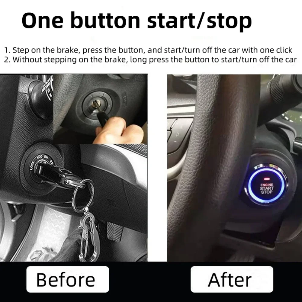 Mobile Phone Remote Control Start Car Autostart Engine One Button Start Stop System Automatic Engine starter Central Locking