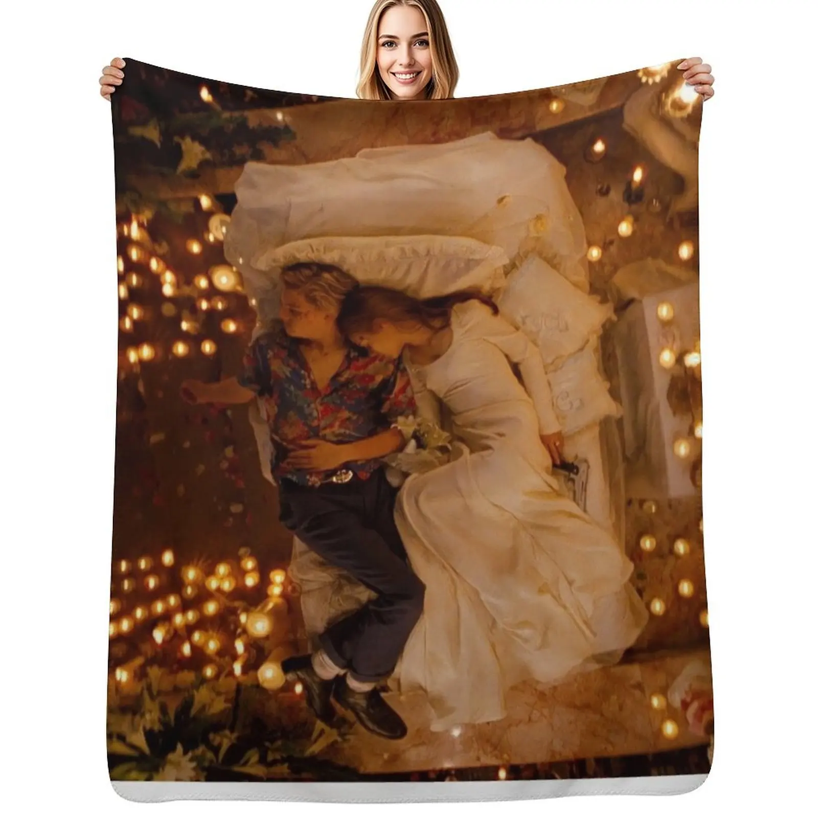 

Romeo and juliet Throw Blanket Multi Use Warm Blanket for Living Room Bedroom