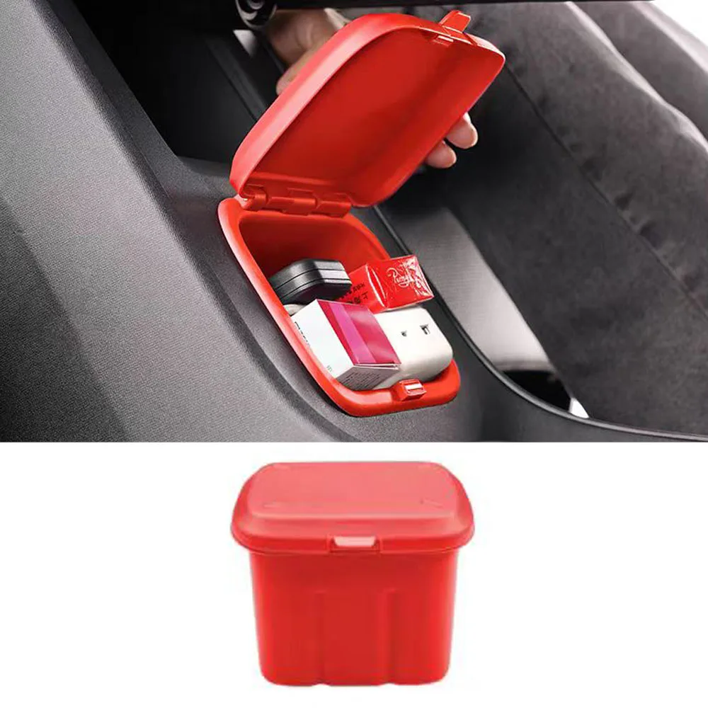 

For Xiaomi YU7 2025 Multifunctional Storage Box Under The Center Console Garbage Bin Interior Storage Accessories And Supplies